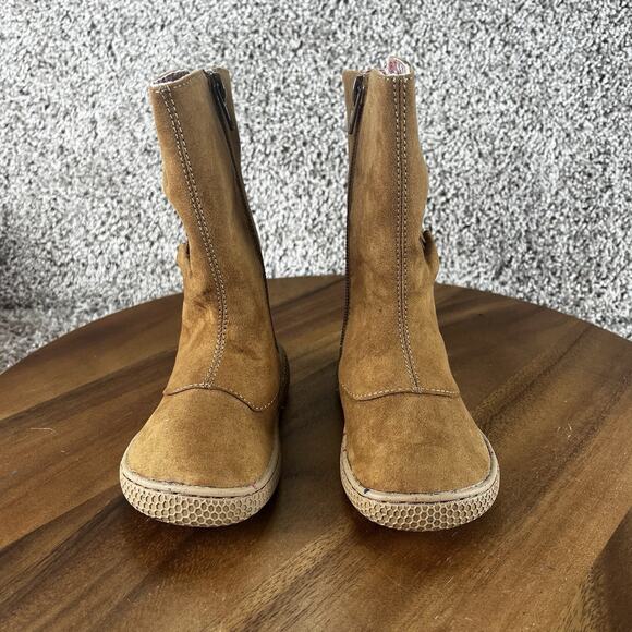 Livie & Luca Neve Flower Toddler Size 7 Full Boot Caramel Girls Shoes Brown - Picture 3 of 12